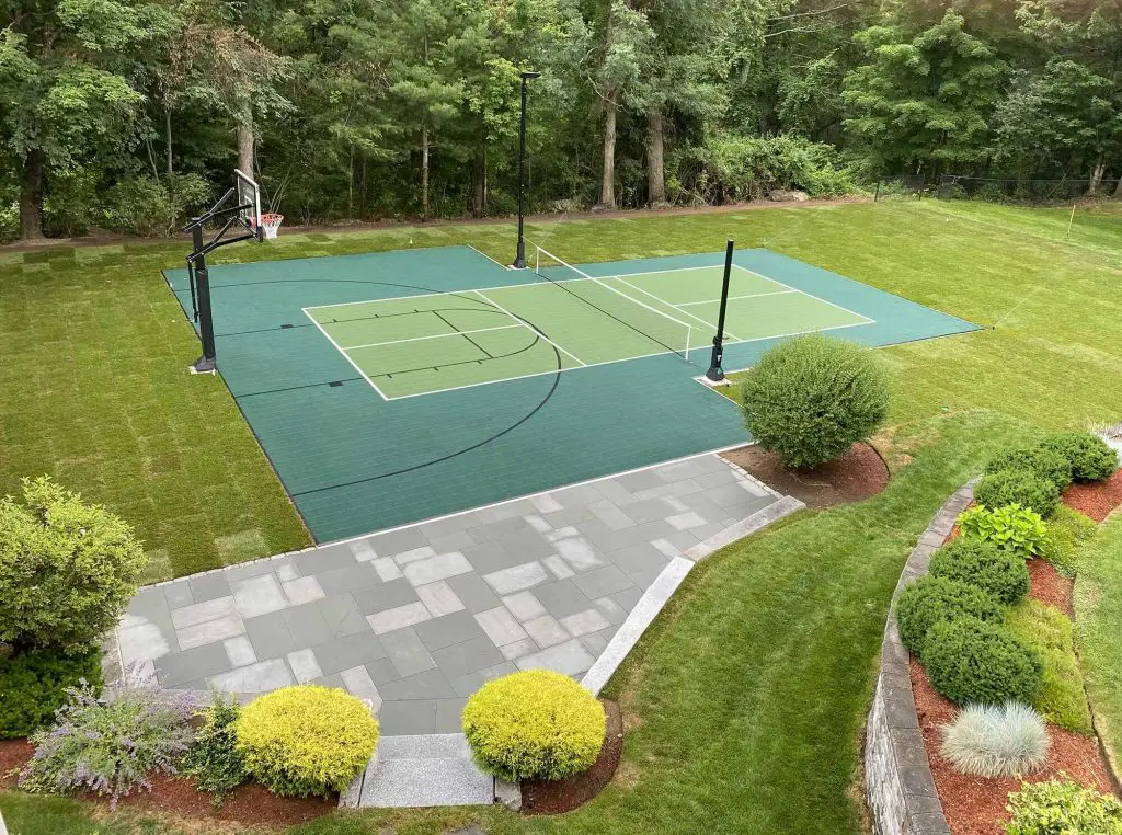 Pickleball Court In Backyard