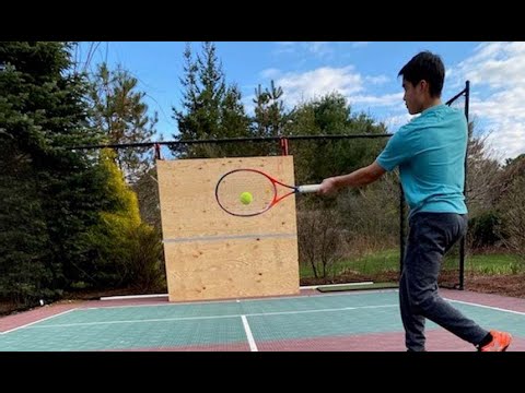 Can you practice pickleball on a backboard