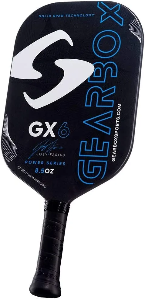 Gearbox GX6 Carbon Fiber Pickleball Paddle