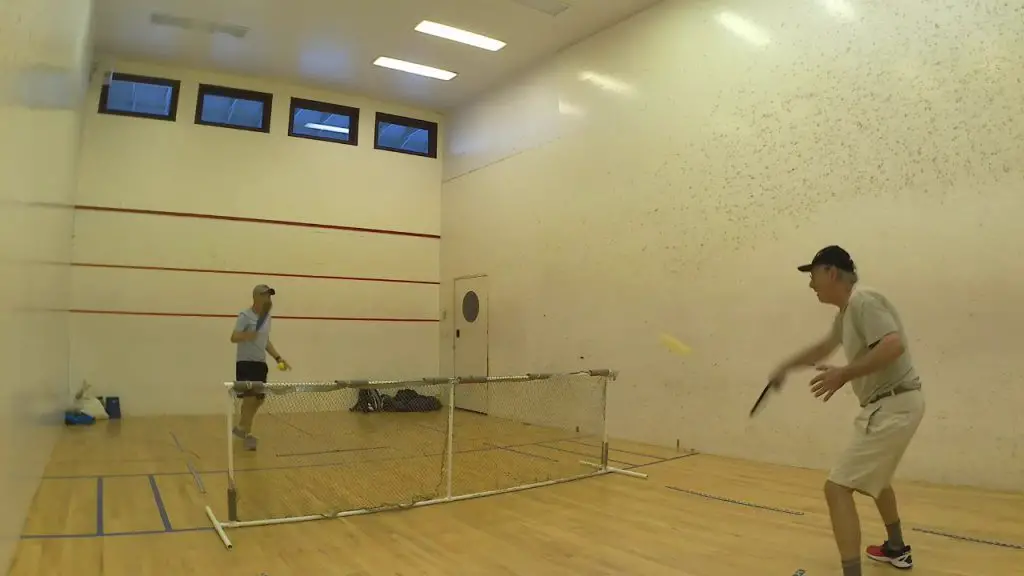 Pickleball On A Racquetball Court