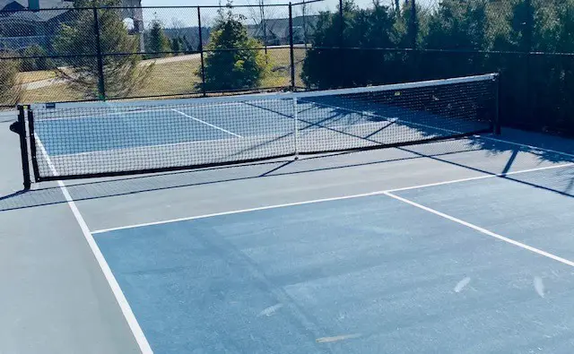 tennis net to pickleball net