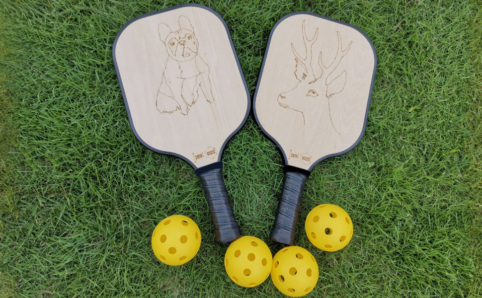 wooden pickleball paddle 