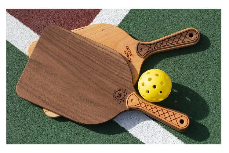 wooden pickleball paddle 