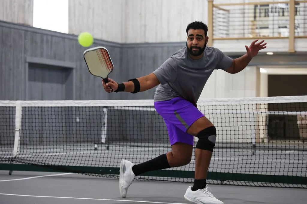 Pickleball Player on court