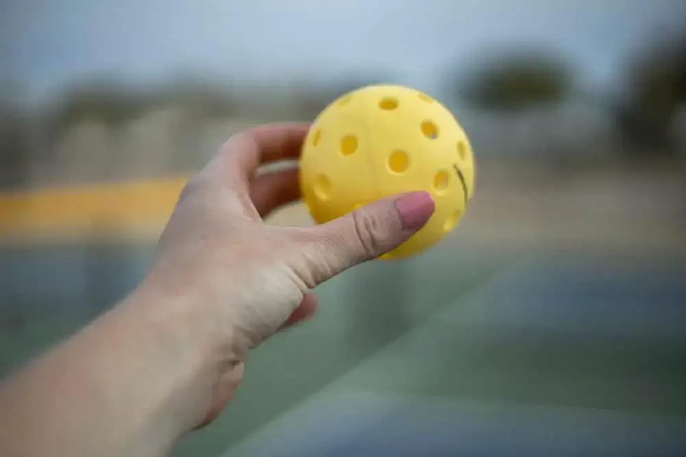 yellow Pickleball ball