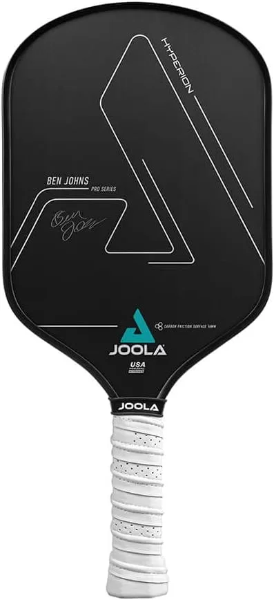 JOOLA Ben Johns Hyperion Pro Pickleball Paddle - Tournament Edition Pickleball Racket - World Champion Surface Technology Options - Polypropylene Honeycomb Core 13.5mm, 14mm, or 16mm