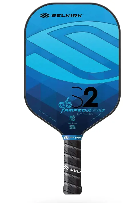 Selkirk Amped Pickleball Paddle | Fiberglass Pickleball Paddle with a Polypropylene X5 Core | Pickleball Rackets Made in The USA