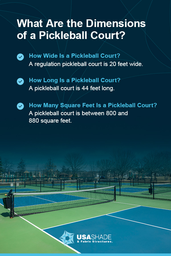 How Many Square Feet Is A Pickleball Court