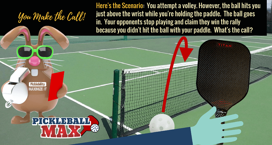What Happens If The Ball Hits You In Pickleball